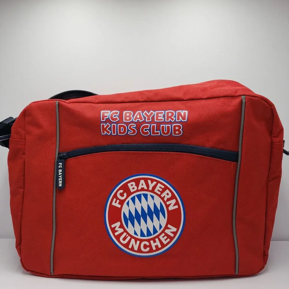 Bayern Munich Kids Club Training Gym Duffle Bag Red Soccer FC Bayern Munchen Yth